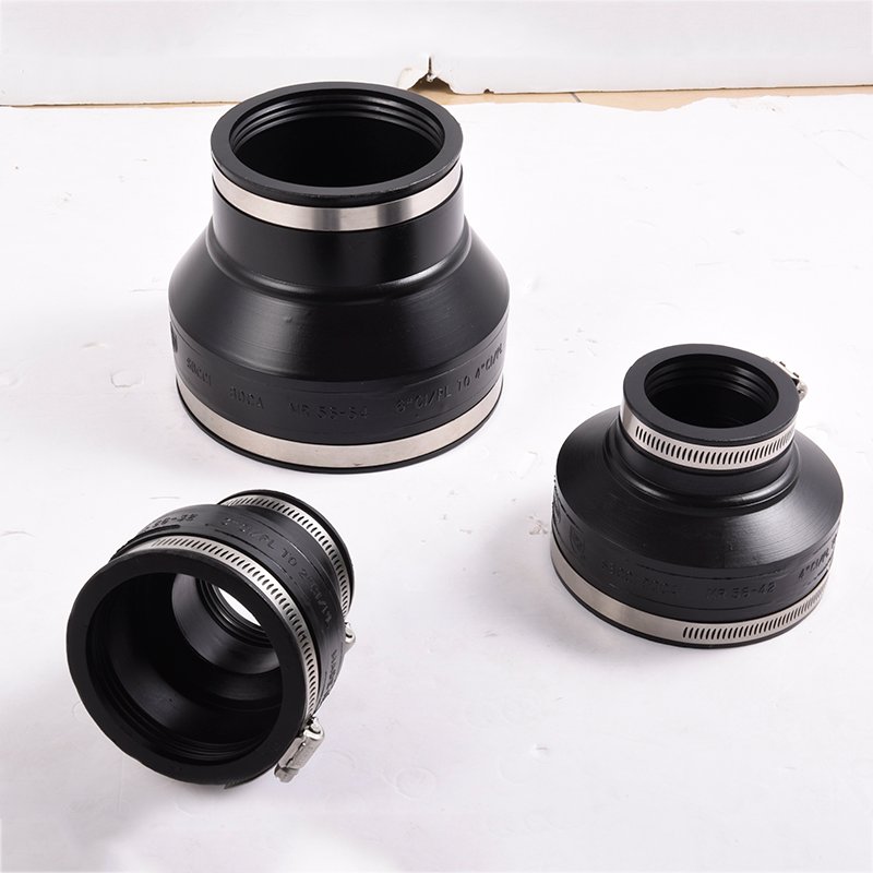 Rong Sheng Long Rubber Seals Flexible EPDM Coupling Conversion adapter Pipe Sleeve Seals image14